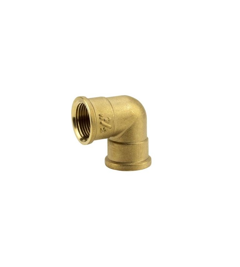 Brass Elbow Coupling with female thread 26,5 mm (G 3/4