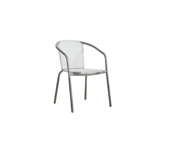 Chair - White Net / Gray Frame 