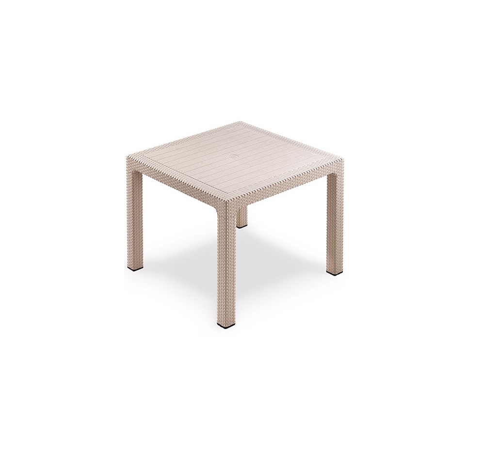 Table NOVUSSI CLASSI RATTAN CAPPUCCINO