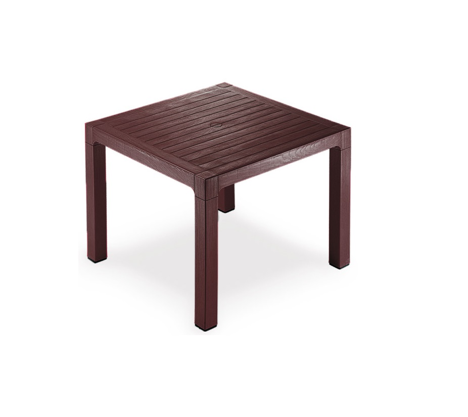 Square table NOVUSSI CLASSI WOOD BROWN