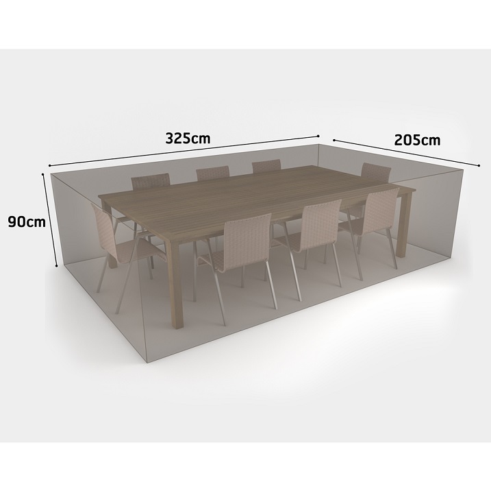 Cover for table with 8 chairs Nortene COVERTOP
