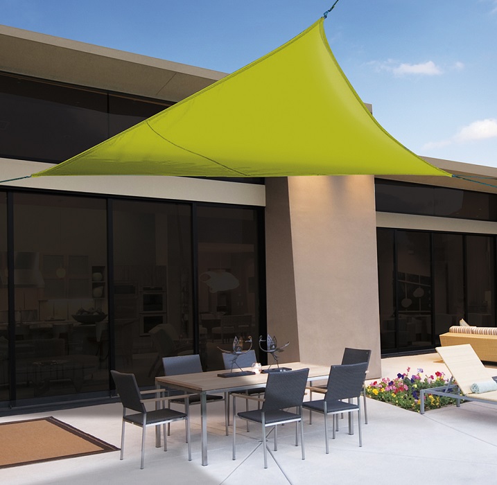 Triangular shading awning Nortene SUN-NET Kit