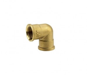 Brass Elbow Coupling with female thread 26,5 mm (G 3/4