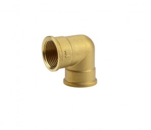 Brass Elbow Coupling with female thread 33,3 mm (G 1