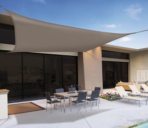 Square shading awning Nortene SUN-NET Kit