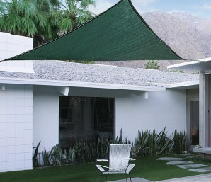 Triangular shading awning Nortene SUN-NET Kit TISSE