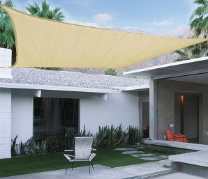 Square shading awning Nortene SUN-NET Kit TISSE