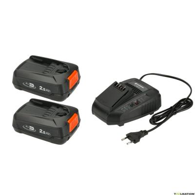 Gardena P4A Battery (2x2,5AH) + Charger (QC)