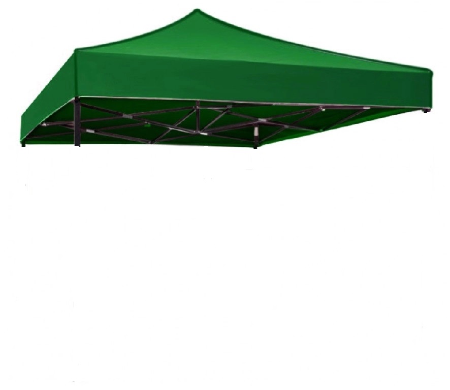 Tent Gazebo roof top only Green 3x3 metres