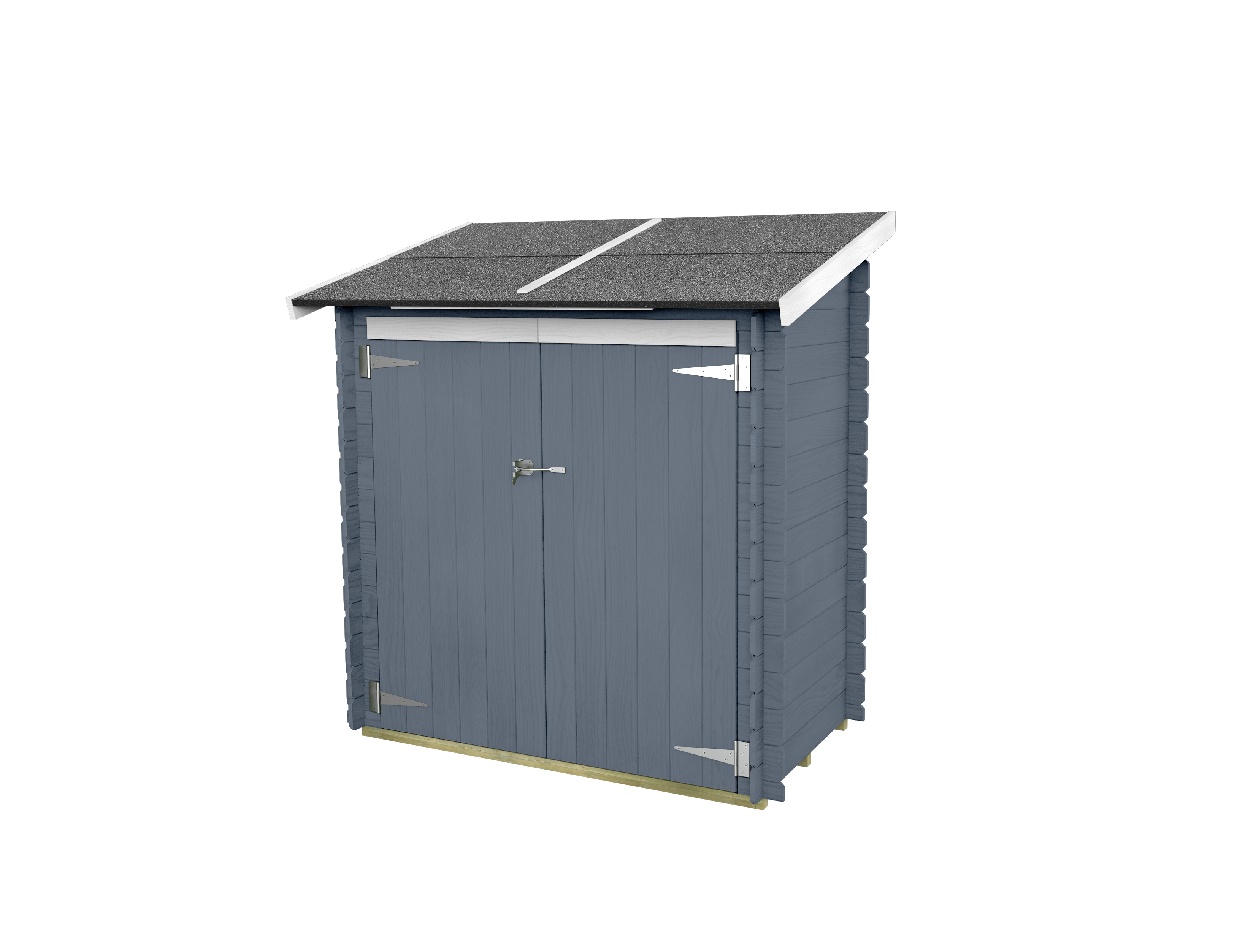 Garden house Alce Bh16 Ambrogio 155x85 cm PDC pefc grey coloured