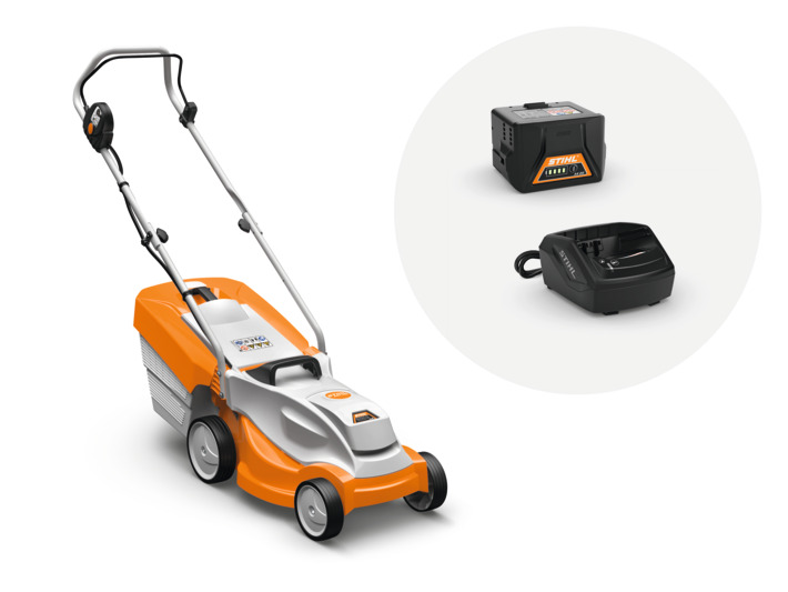 Акумулаторна косачка Stihl RMA 235.1, комплект с АК 20 и AL 101 - Лека 