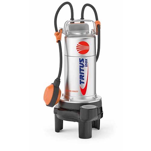 Submersible dirty water pump with crusher Pedrollo TIGm 0.75kW, single phase
