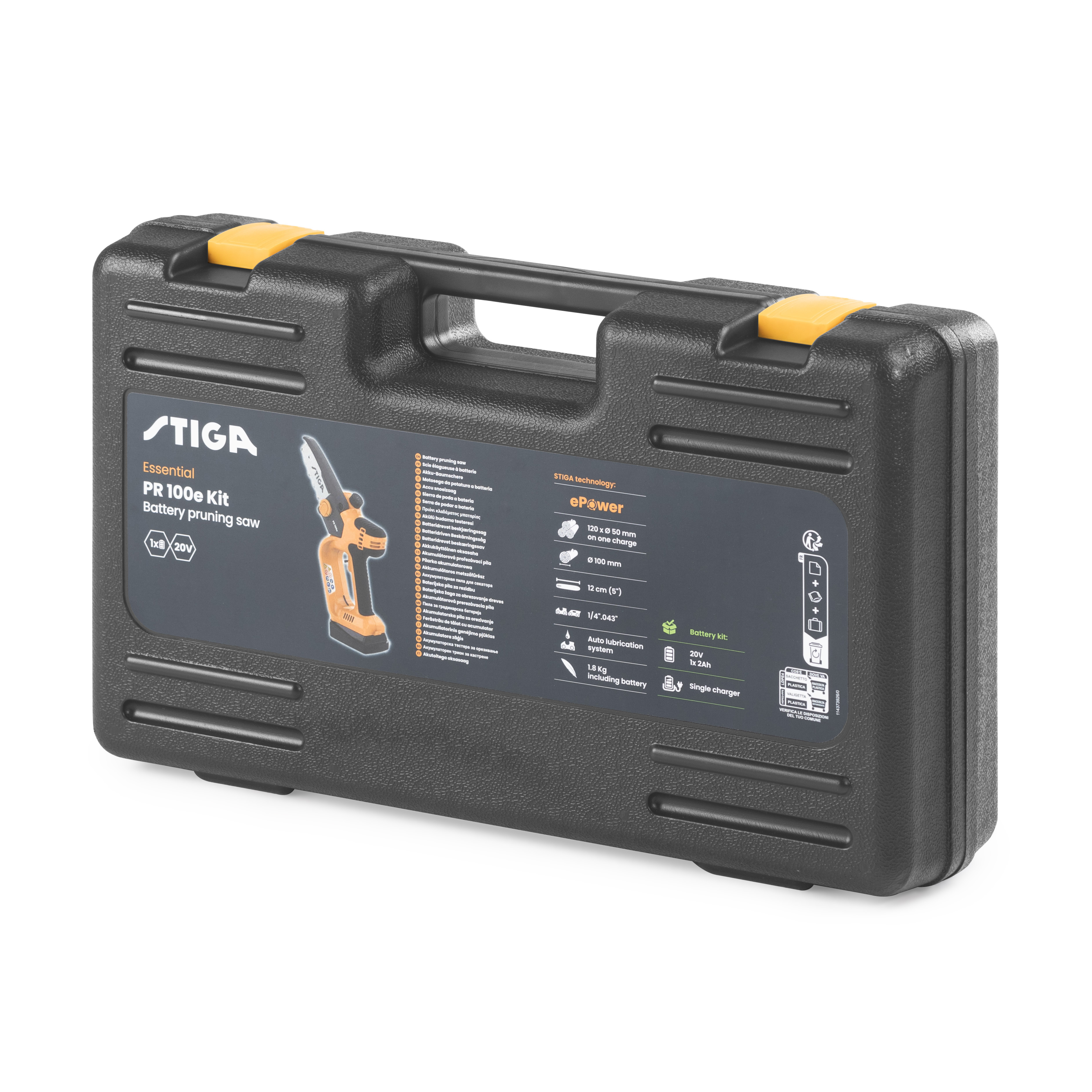 Cordless saw Stiga PR 100e Kit