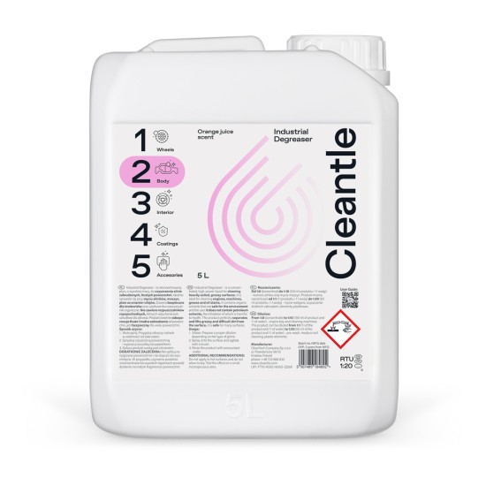 Обезмаслител 25l Cleantle Industrial Degreaser