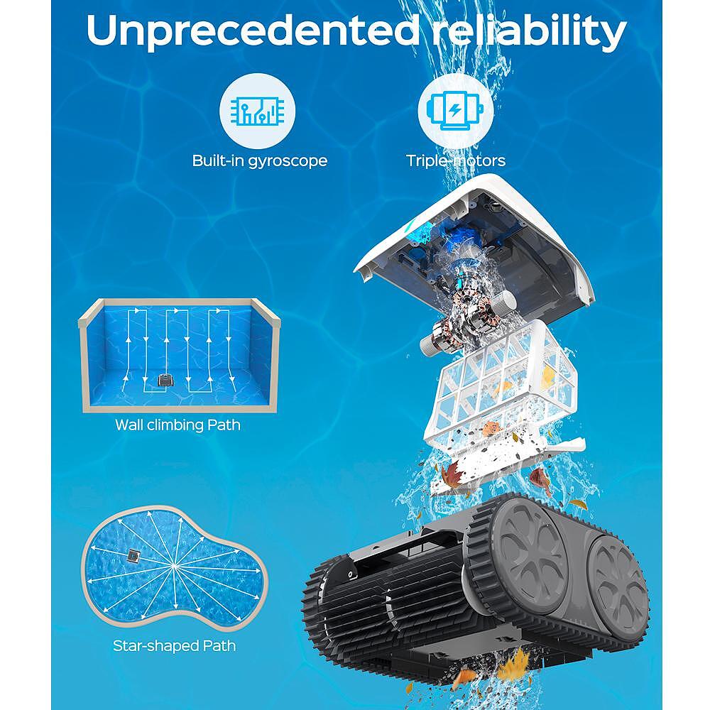 Безкабелен робот за басейни Wybot Osprey 700 (X100)