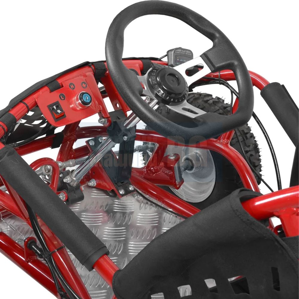 Electric Kids Go-Kart HECHT 54812 RED (54812), 48 V, 1000 W, up to 35 km/h, 80 kg