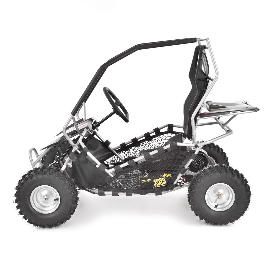 HECHT 54899 SILVER Electric Kids’ Buggy – 36V, 500W, 30 km/h, 54 kg