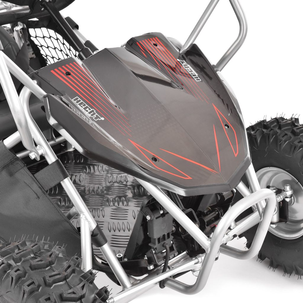 HECHT 54899 SILVER Electric Kids’ Buggy – 36V, 500W, 30 km/h, 54 kg