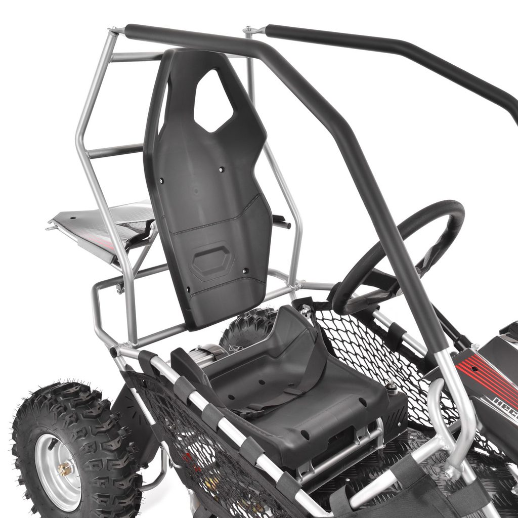 HECHT 54899 SILVER Electric Kids’ Buggy – 36V, 500W, 30 km/h, 54 kg