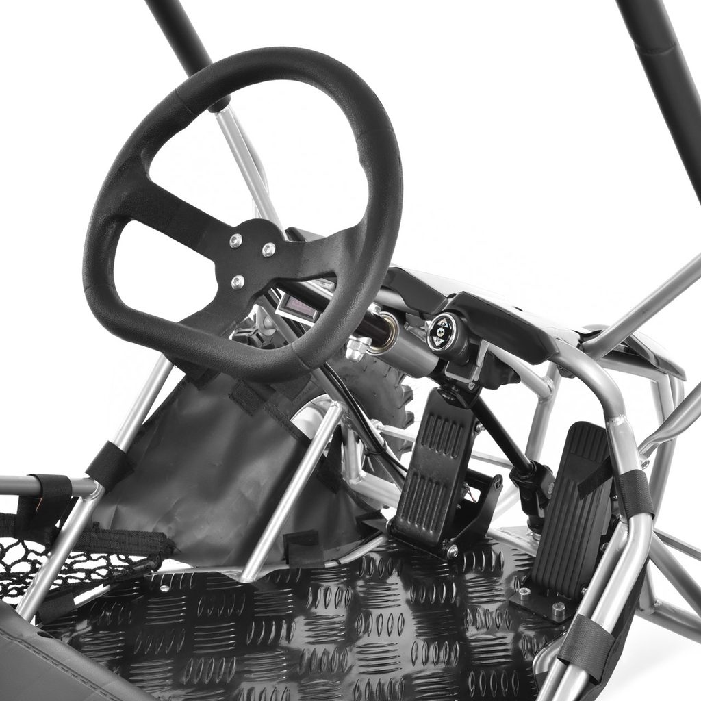 HECHT 54899 SILVER Electric Kids’ Buggy – 36V, 500W, 30 km/h, 54 kg