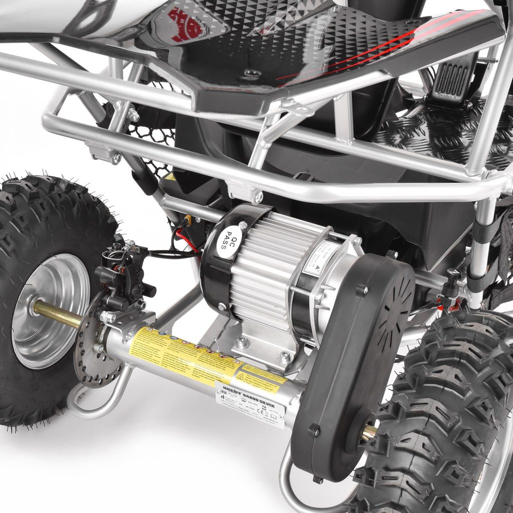 HECHT 54899 SILVER Electric Kids’ Buggy – 36V, 500W, 30 km/h, 54 kg