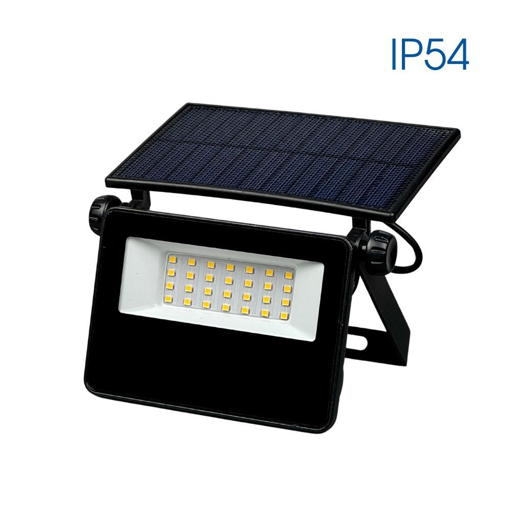 Соларен LED прожектор с микровълнов сензор EDAN SOLAR LED ∙ MW ∙ 2000lm ∙ 4000K ∙ IP54 | Соларно външно осветление Vivalux