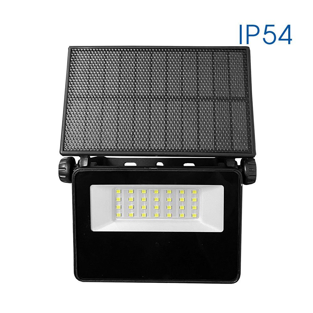 Соларен LED прожектор с микровълнов сензор EDAN SOLAR LED ∙ MW ∙ 2000lm ∙ 4000K ∙ IP54 | Соларно външно осветление Vivalux
