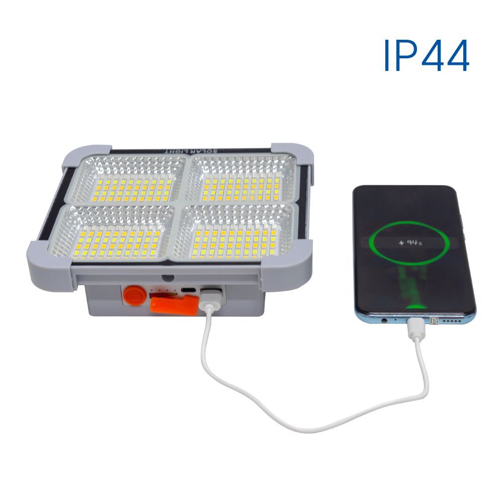 Соларна LED работна лампа ZEIN SOLAR LED ∙ 850lm ∙ 3 CCT ∙ IP44 | Преносима лампа Vivalux