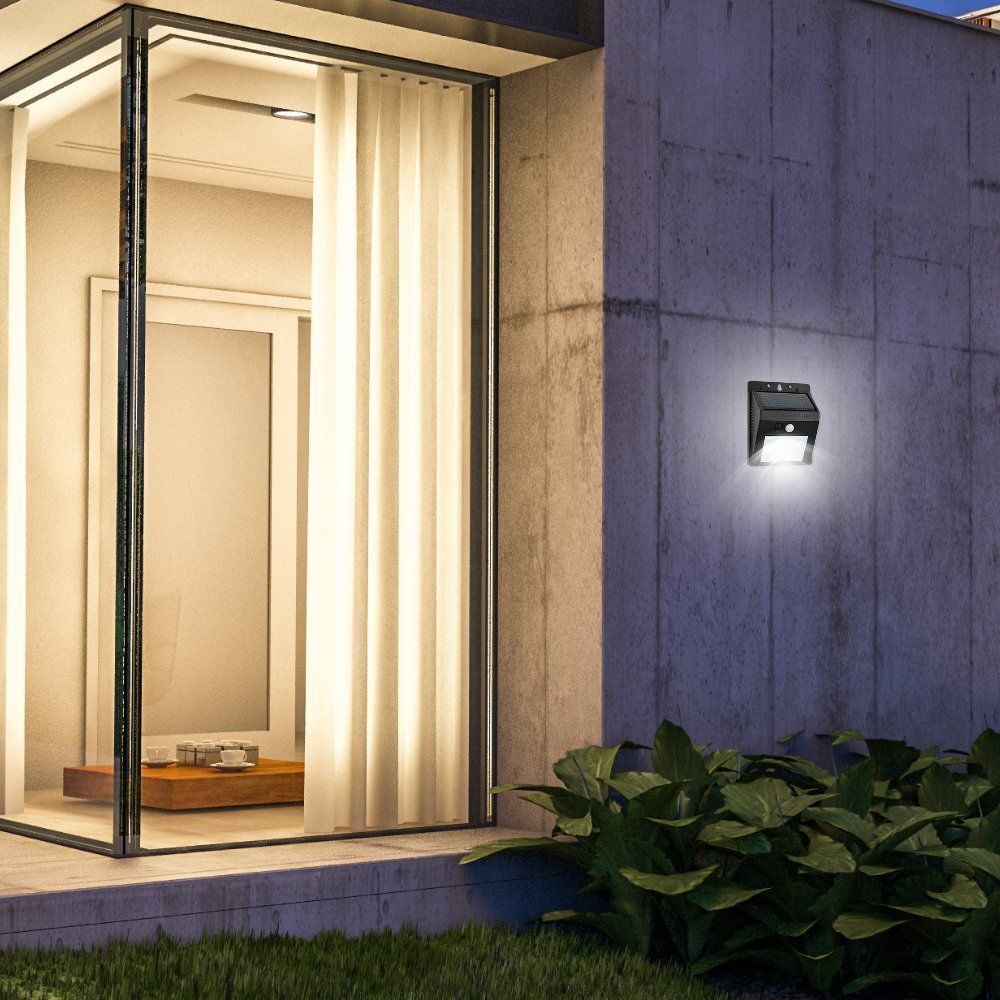 Соларен LED аплик със сензор PIN SOLAR LED ∙ 0.55W ∙ 110lm ∙ 4000K ∙ IP44 | Външно осветление Vivalux