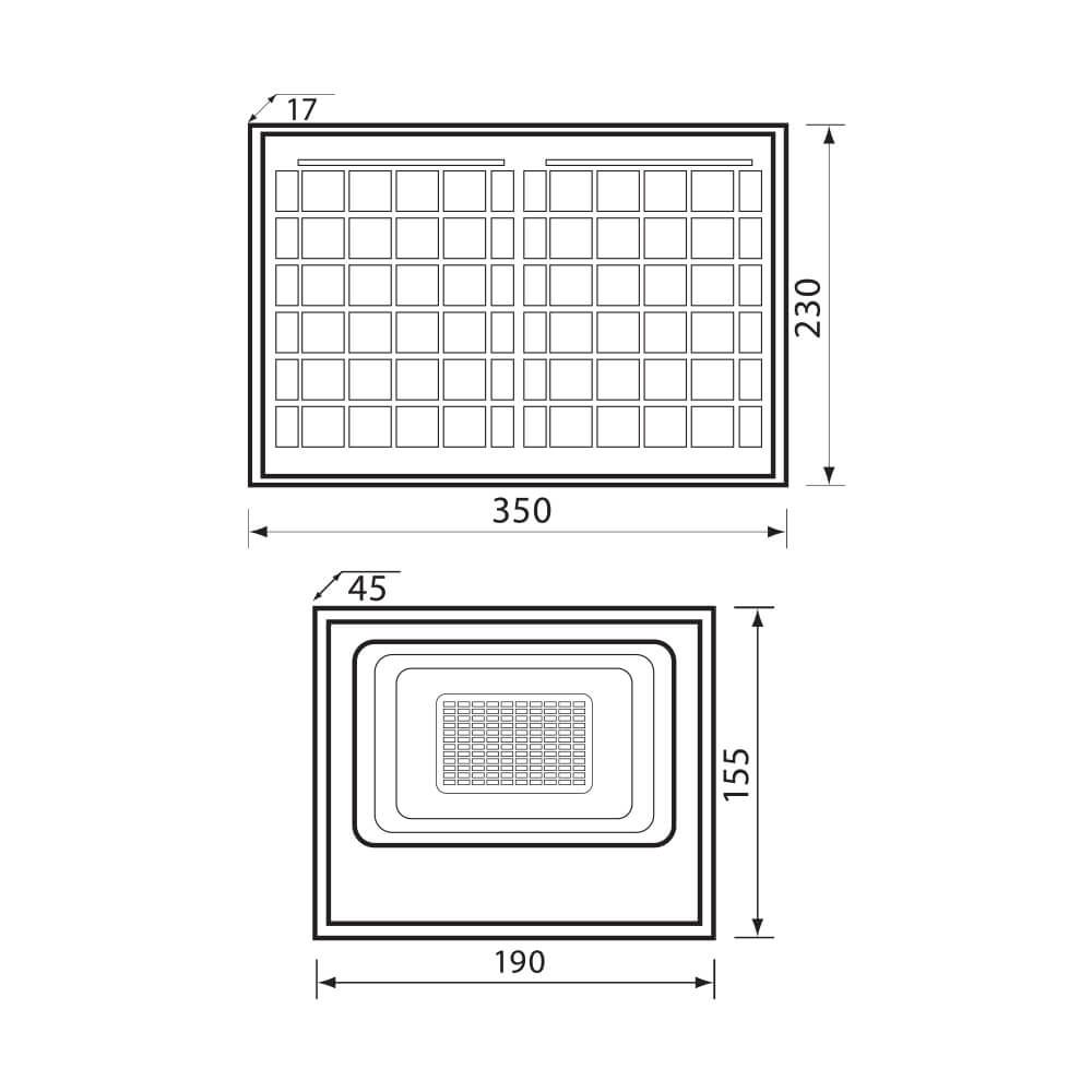 LED прожектор със соларен панел ISOLA LED ∙ 30W ∙ 350lm ∙ 6400K ∙ IP65 | Соларно външно осветление Vivalux