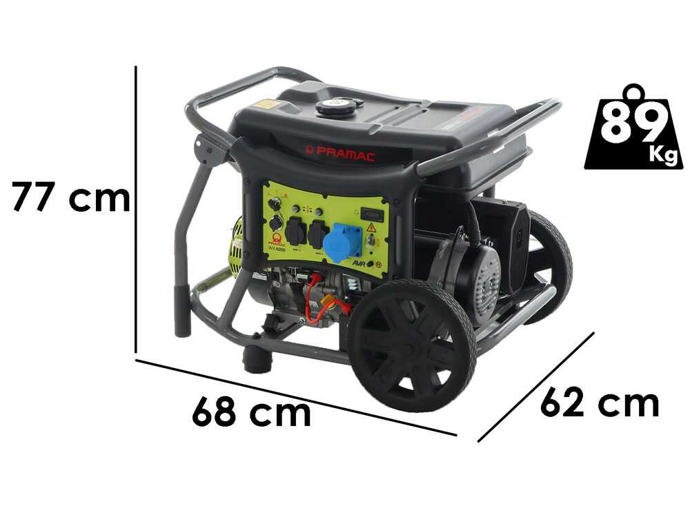 Бензинов генератор POWERMATE by PRAMAC WX 6200 ES, 5.8 kW, AVR, ATS, електрически старт