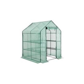 Оранжерия HECHT TILT II – 140 x 140 x 200 см, алуминиева конструкция и UV защитно PE фолио