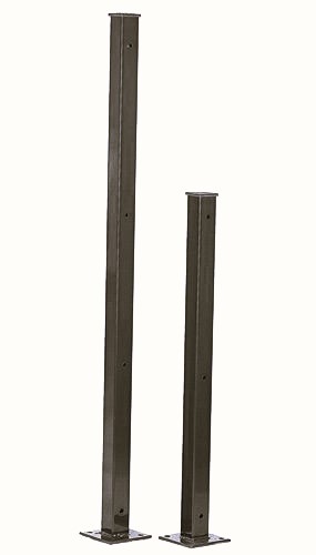 Fence Post Powder Coated PVC Anthracite 1.20 m, 50x50 mm | Price ...
