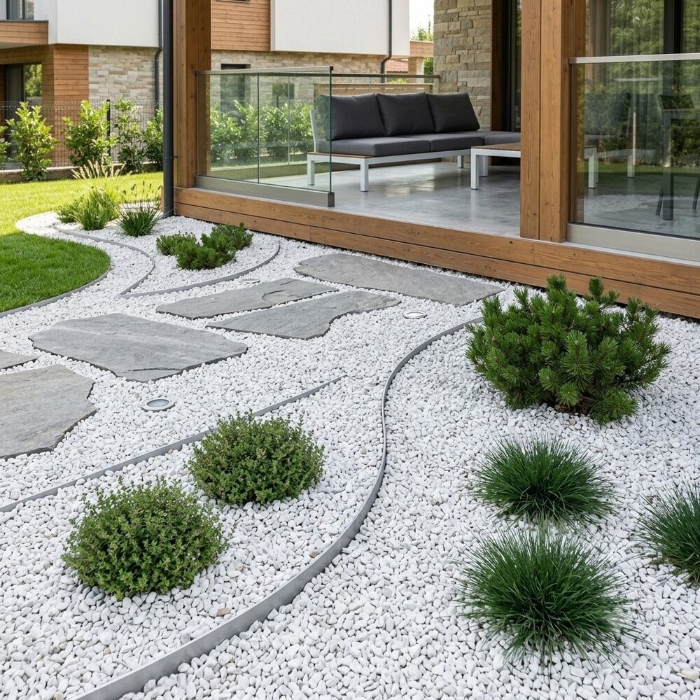 Anastasia Marble Gravel 20 kg for Garden, Yard and Pathways