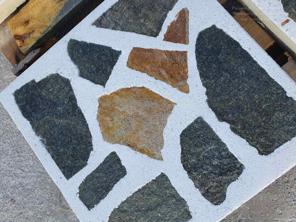 White Standard Outdoor Paving Tile with Natural Gneiss - Price per Piece