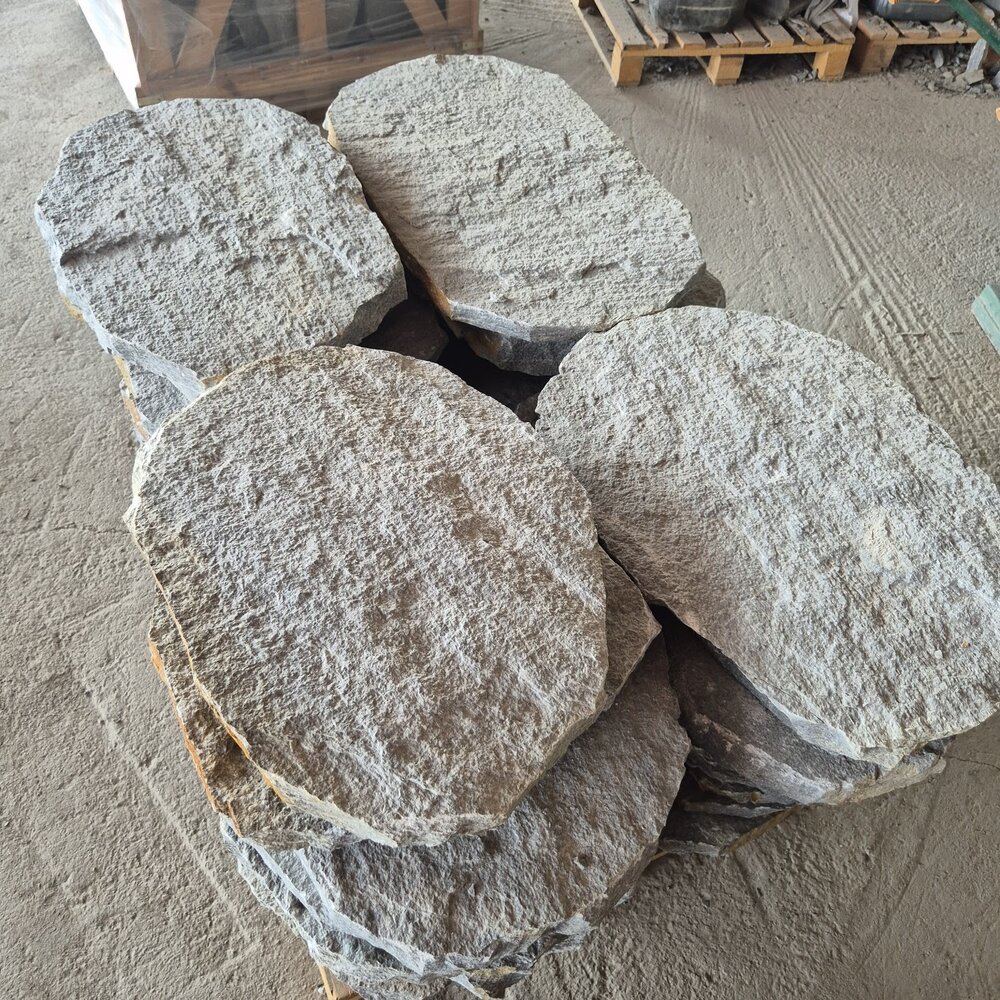 MAXI Natural Gneiss Japanese Garden Stepping Stone over 45 cm - Price per Piece