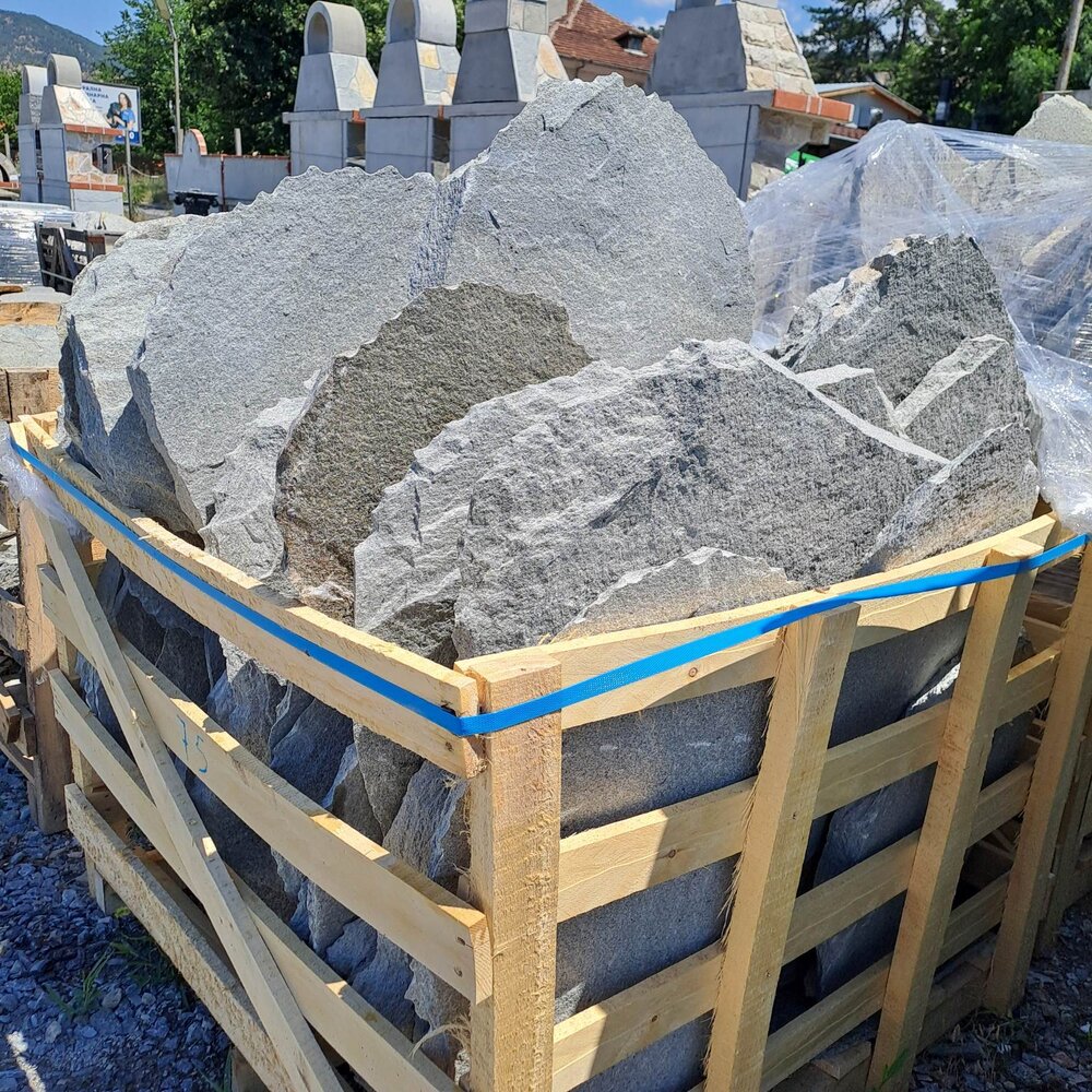 MAXI Natural Gneiss Japanese Garden Stepping Stone over 45 cm - Price per Piece