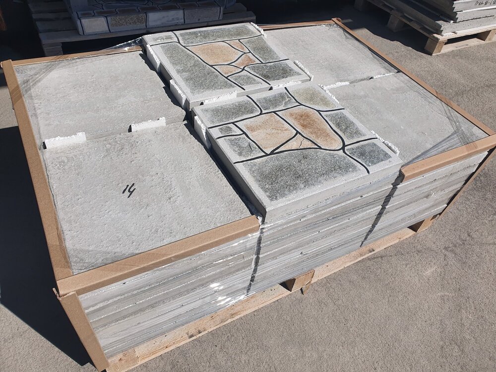 Standard Outdoor Paving Tile 40 x 40 x 4 cm - Price per Piece