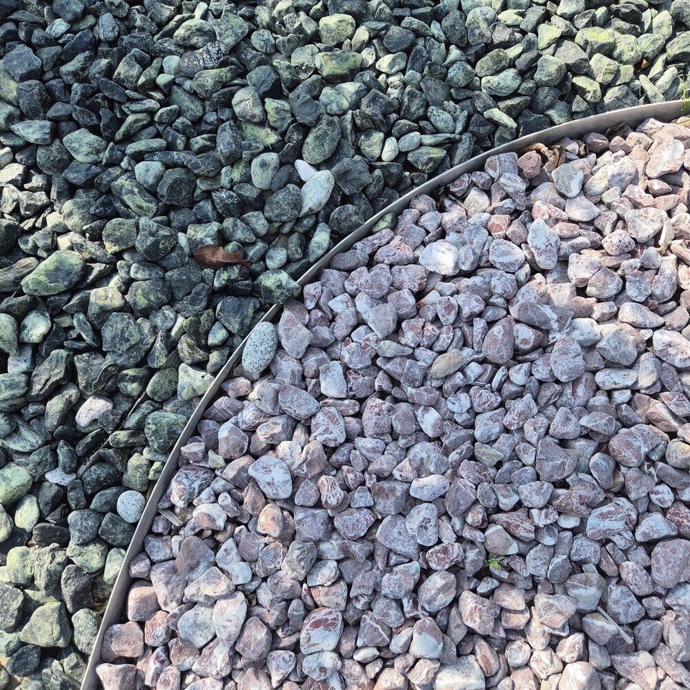 Red Decorative Marble Stones 1 Ton for Garden and Yard