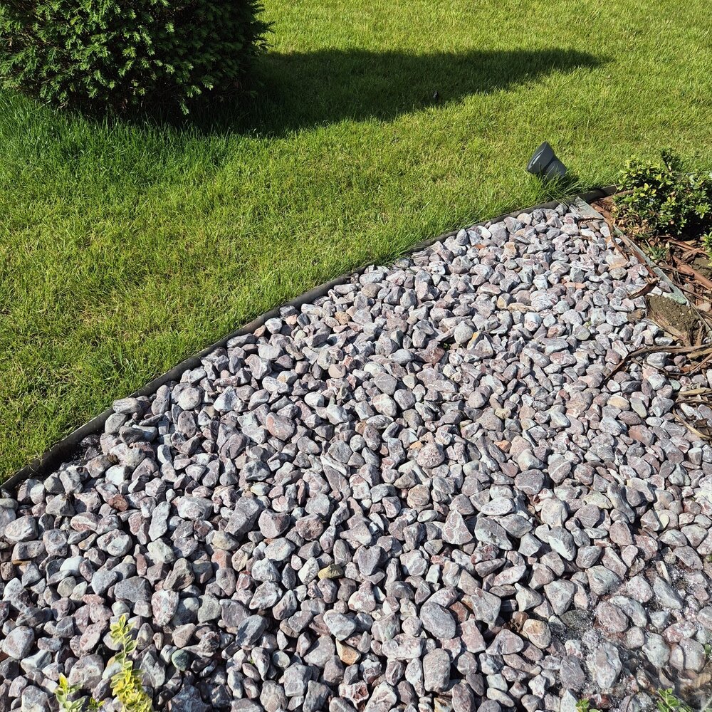 Red Decorative Marble Stones 1 Ton for Garden and Yard