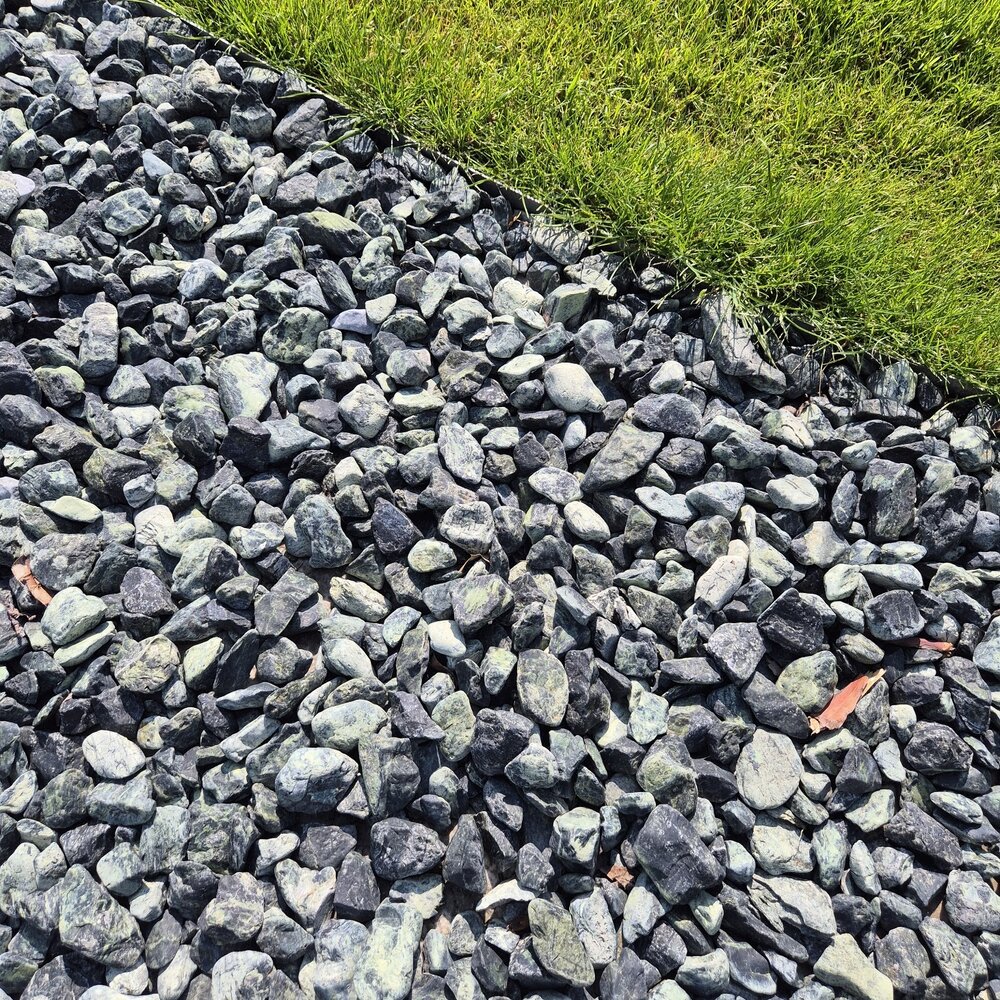 Green Decorative Marble Stones 20 kg for Garden and Yard