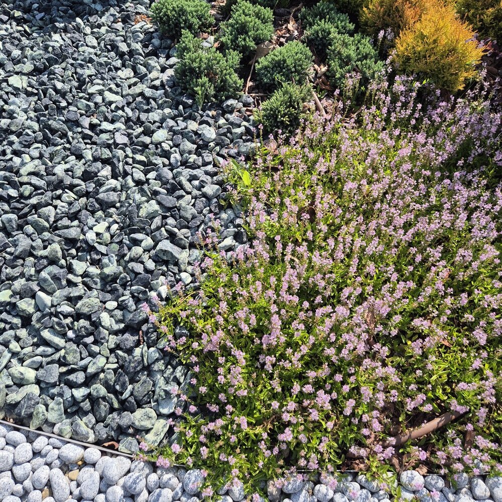 Green Decorative Marble Stones 1 Ton for Garden and Yard