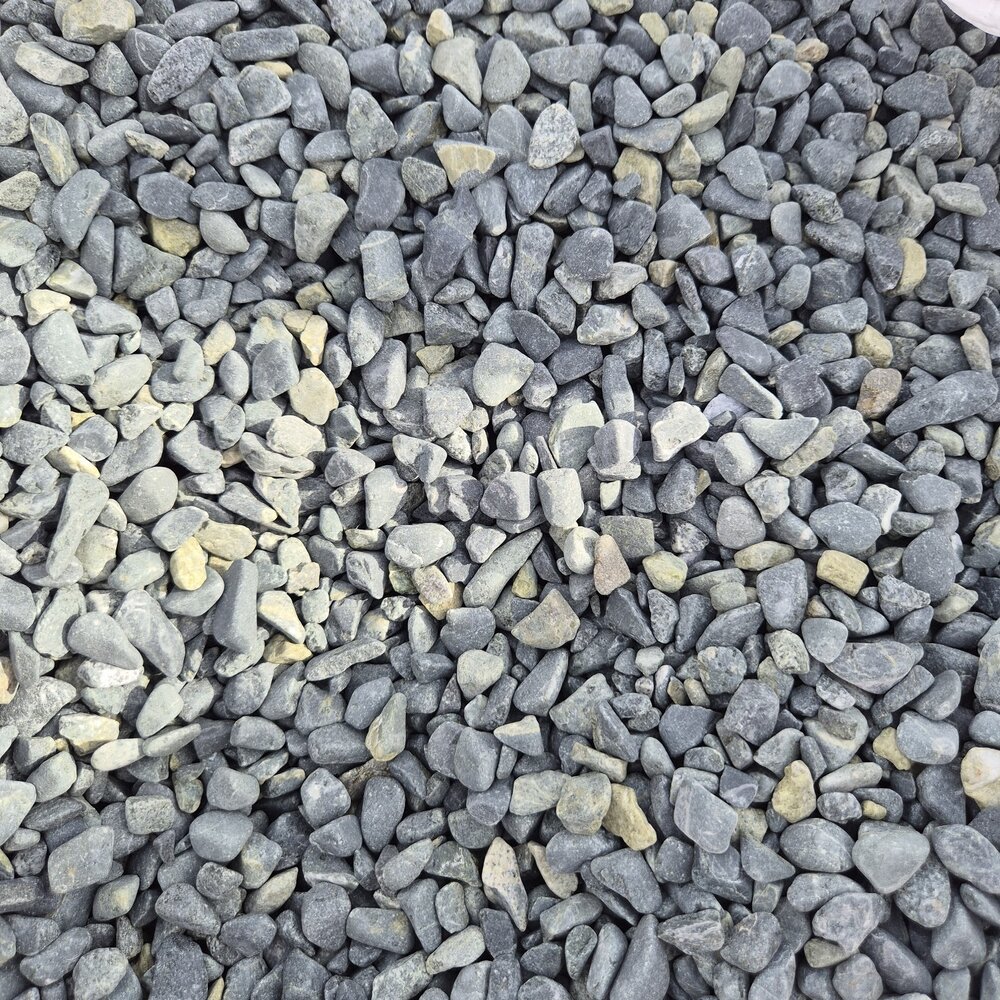 Black Decorative Stones 20 kg for Garden and Yard