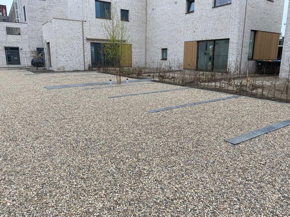 TRAFFIC Gravel Stabilization Grid with Geotextile 117.6 x 76.4 x 3.2 cm - per Piece