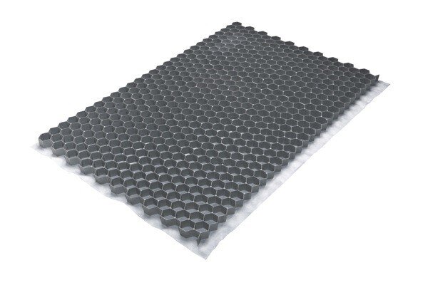 TRAFFIC Gravel Stabilization Grid with Geotextile 117.6 x 76.4 x 3.2 cm - per Piece