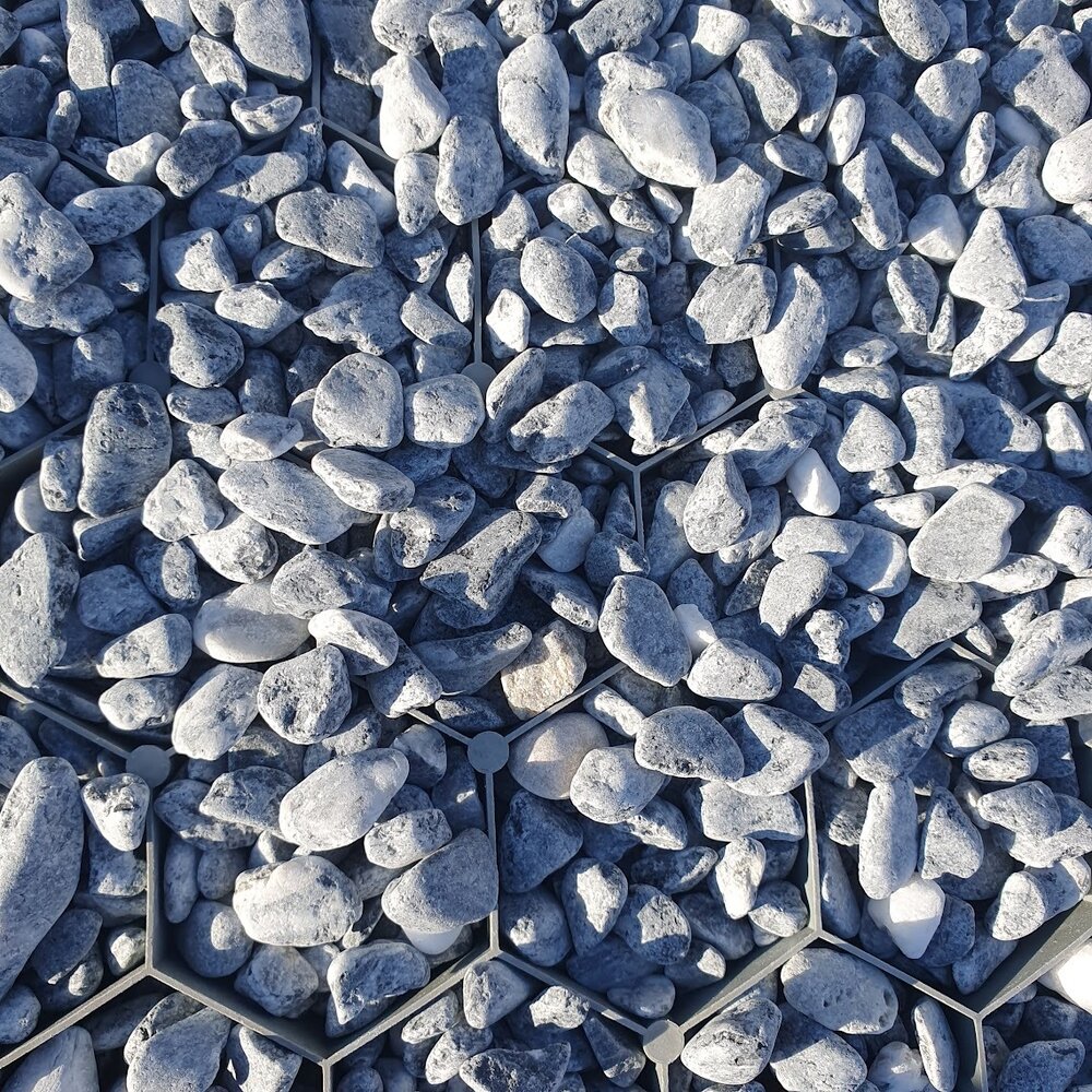 TRAFFIC Gravel Stabilization Grid with Geotextile 117.6 x 76.4 x 3.2 cm - per Piece