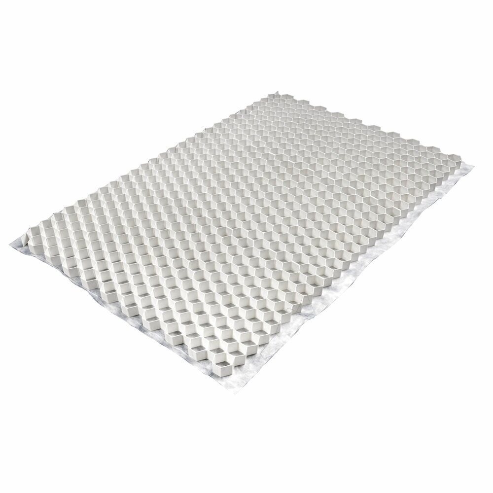 TRAFFIC Gravel Stabilization Grid with Geotextile 117.6 x 76.4 x 3.2 cm - per Piece