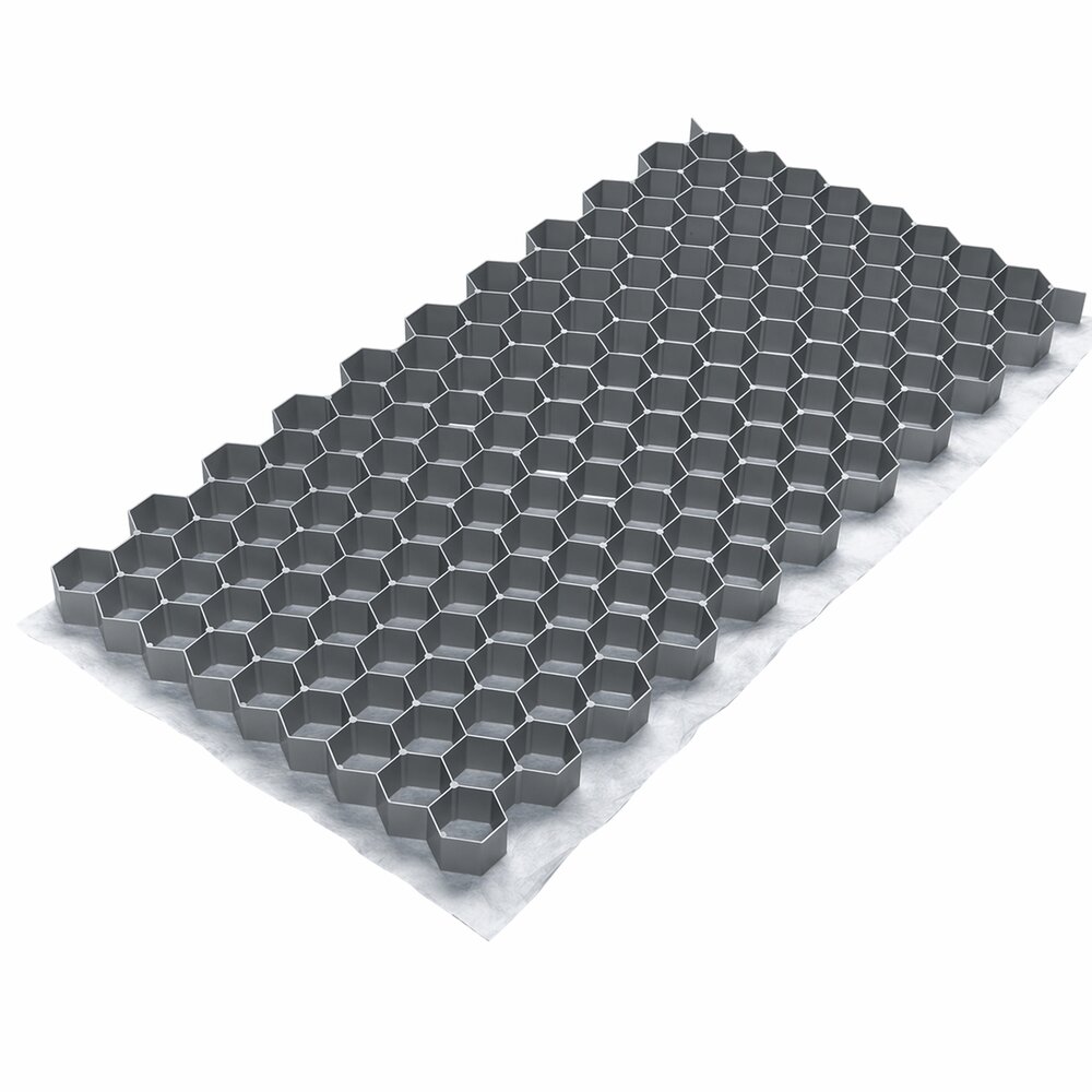 TRAFFIC Gravel Stabilization Grid with Geotextile 117.6 x 76.4 x 3.2 cm - per Piece