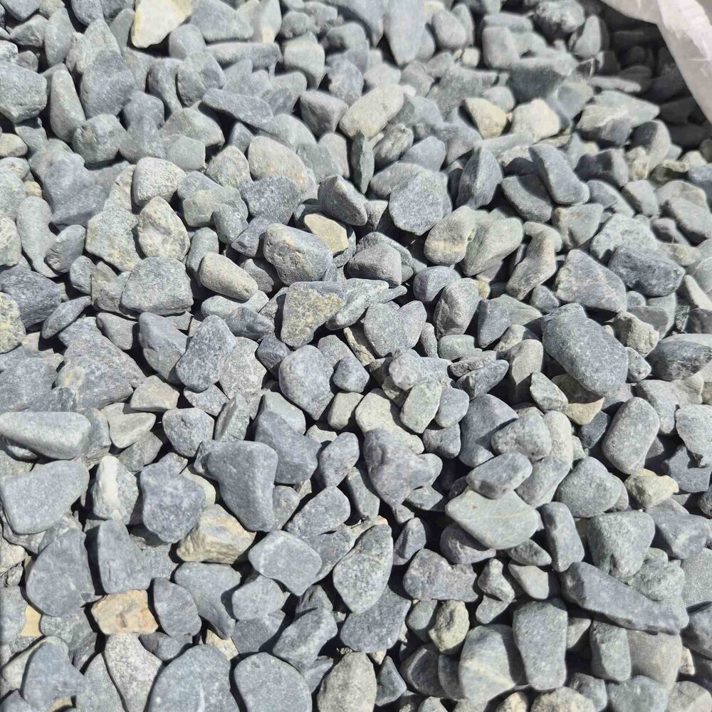 Black Decorative Stones 0–1 cm for Stone Carpet - 1 Ton