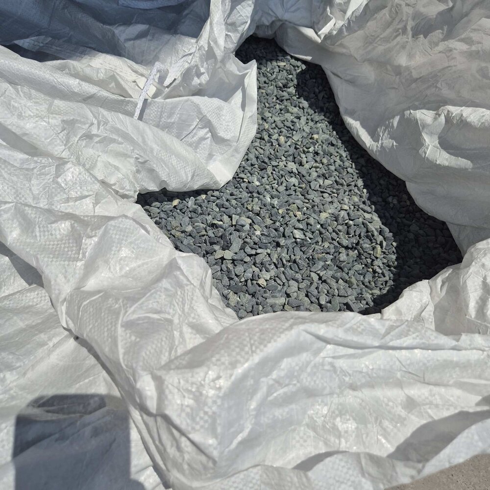 Black Decorative Stones 0–1 cm for Stone Carpet 20 kg
